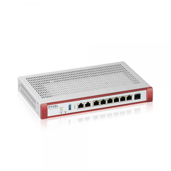 ZYXEL FIREWALL CONS. 50 UTENTI, BANDA FINO A 5GB, 1P2,5GBPOE+1P2,5GB+6PGB LAN/WAN, DESKTOP/RACK [USGFLEX200HP-EU0101F]