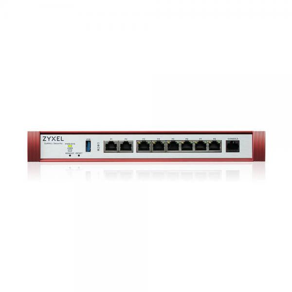 ZYXEL FIREWALL CONS. 50 UTENTI, BANDA FINO A 5GB, 1P2,5GBPOE+1P2,5GB+6PGB LAN/WAN, DESKTOP/RACK [USGFLEX200HP-EU0101F]