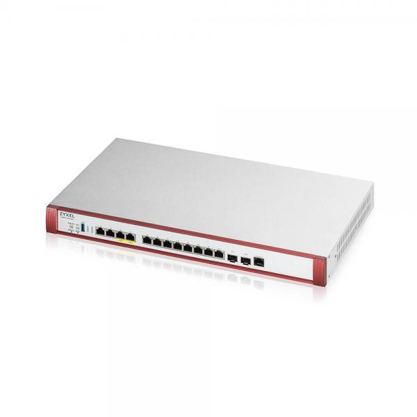 ZYXEL FIREWALL CONS. 1000 UTENTI, BANDA FINO A 15GB, 2P10GPOE+2P2,5GB+8PGB+2PSFP+, LAN/WAN, RACK [USGFLEX700H-EU0101F]