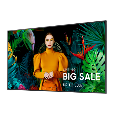 Samsung QB55C Pannello piatto per segnaletica digitale 139,7 cm (55") LCD Wi-Fi 350 cd/m 4K Ultra HD Nero Processore integrato Tizen 16/7 [LH55QBCEBGCXEN]