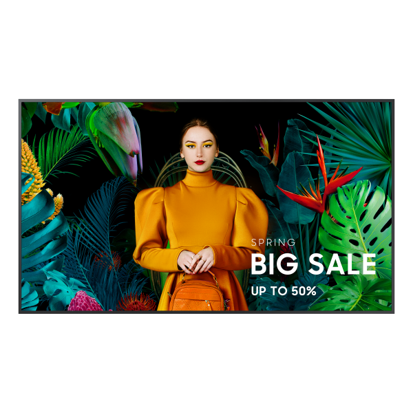 Samsung QB65C Pannello piatto per segnaletica digitale 165,1 cm (65") LCD Wi-Fi 350 cd/m 4K Ultra HD Nero Processore integrato Tizen 7.0 16/7 [LH65QBCEBGCXEN]