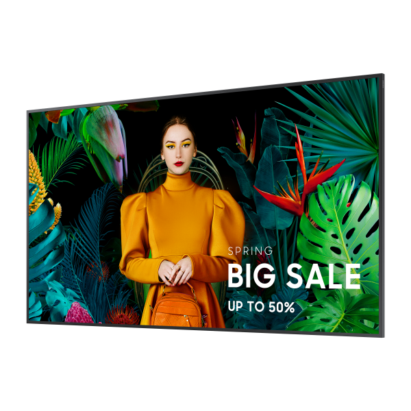 Samsung QHC Series - 55 inch - 4K Professional Smart Signage Display - 24/7 [LH55QHCEBGCXEN]