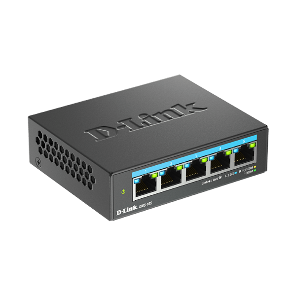 D-LINK SWITCH 5 PORTE DA 2.5 G MULTI-GIGABIT DESKTOP [DMS-105]