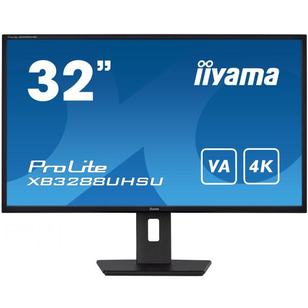 Iiyama ProLite 32 inch - 4K Ultra HD VA LED Monitor - 3840x2160 - HAS [NEW DAMAGED BOX] [XB3288UHSU-B5-NOB]