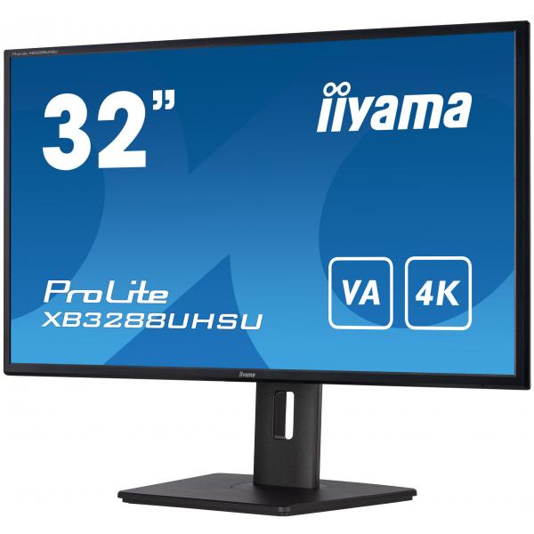 Iiyama ProLite 32 inch - 4K Ultra HD VA LED Monitor - 3840x2160 - HAS [NEW DAMAGED BOX] [XB3288UHSU-B5-NOB]