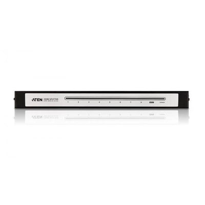 ATEN 8 Port HDMI Splitter, RS232 1.3B Certified - PROMO FINO AD ESAURIMENTO SCORTE [VS0108H-AT-G]