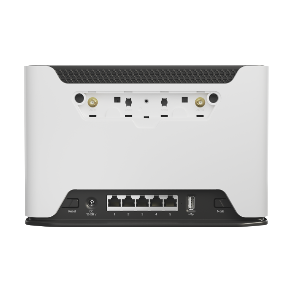 Mikrotik, Chateau LTE6 with 716MHz four core CPU, 256MB RAM, 5 x Gigabit LAN, two wireless interfaces (built-in 2.4Ghz 802.11b/g/n two chain wireless with integrated antennas, built-in 5Ghz 802.11a/n [D53G-5HacD2HnD-TC&FG621-EA]