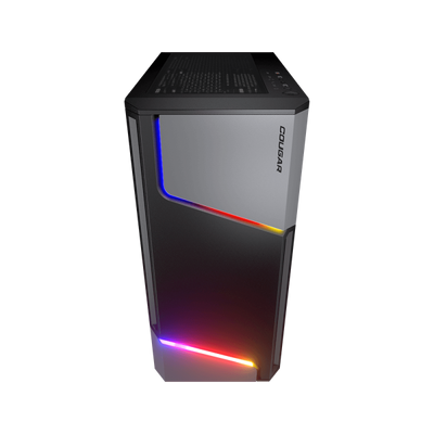 COUGAR CASE MID TOWER MX360 RGB LED STRIP & 120mm FAN [CGR-5CC6G-RGB]