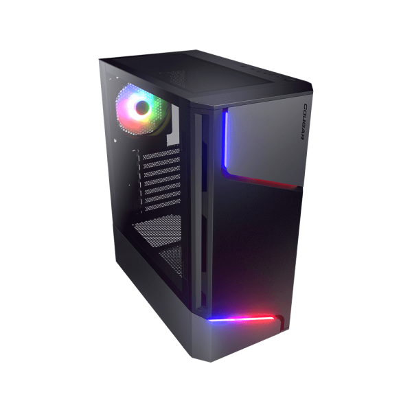 COUGAR CASE MID TOWER MX360 RGB LED STRIP & 120mm FAN [CGR-5CC6G-RGB]