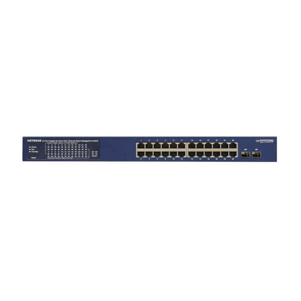 Netgear 24port GE PoE+ Smart Managed Pro Switch GS724TP [GS724TP-300EUS]