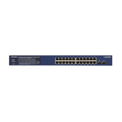 NETGEAR GS724TP-300EUS switch di rete Gestito L2/L3/L4 Gigabit Ethernet (10/100/1000) Supporto Power over Ethernet (PoE) Blu [GS724TP-300EUS]