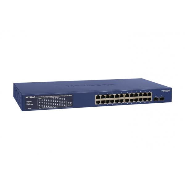 Netgear 24port GE PoE+ Smart Managed Pro Switch GS724TP [GS724TP-300EUS]