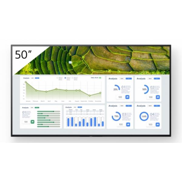 Sony BZ30L-Series - 50 inch Digital Signage - 4K UHD 3840x2160 - Android 24/7 [FW-50BZ30L]