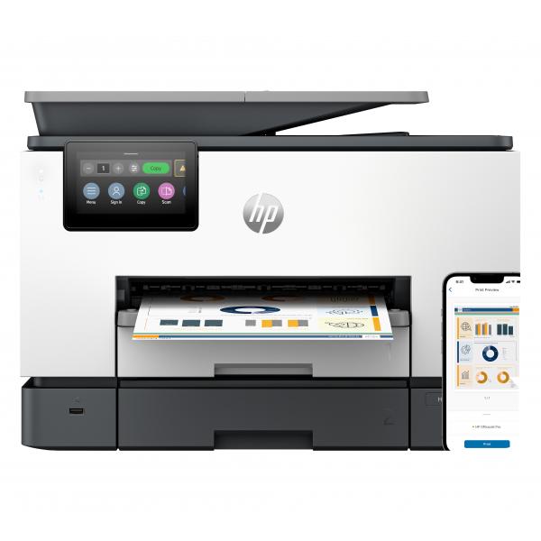 HP MULTIFUNZIONE INK A4 COLORE, OFFICEJET PRO 9130B, 39PPM, FRONTE/RETRO, ADF, USB/LAN/WIFI, 4 IN 1 [4U561B]