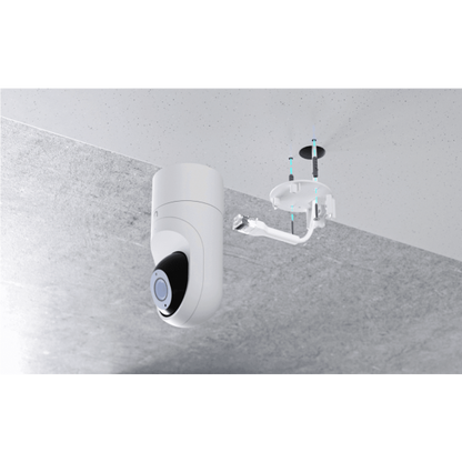 Ubiquiti - UVC-G5-Flex - UniFi Indoor/Outdoor versatile table or ceiling mount 2K PoE camera, 6 m (20 ft) IR night vision [UVC-G5-Flex]
