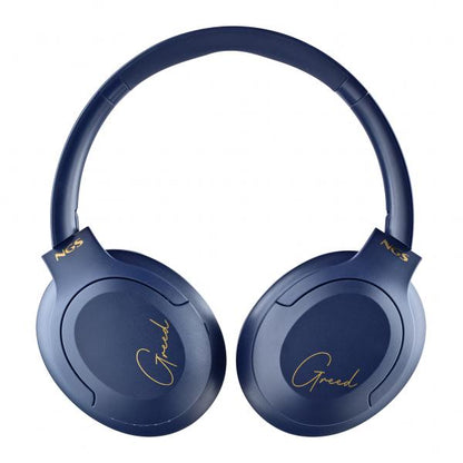 NGS CUFFIE BLUETOOTH 5.1 ARTICA GREED col.BLUE con RICARICA USB/USB-C+ Jack 3,5 [ARTICAGREEDBLUE]