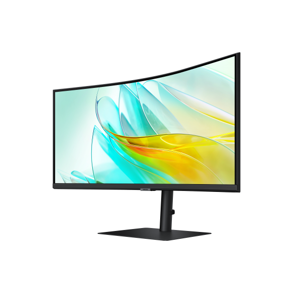 Samsung ViewFinity S6 - 34 inch Curved - UltraWide Quad HD VA LED Monitor - 3440x1440 - HAS / RJ45 / USB-C [LS34C652UAUXEN]