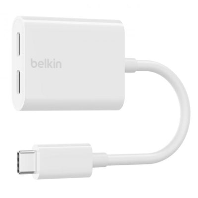 Belkin CONNECT USB-C AUDIO + CHARGE ADAP [F7U081BTWH]
