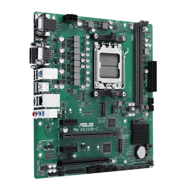 ASUS PRO A620M-C-CSM AMD A620 Socket AM5 micro ATX [90MB1F80-M0EAYC]
