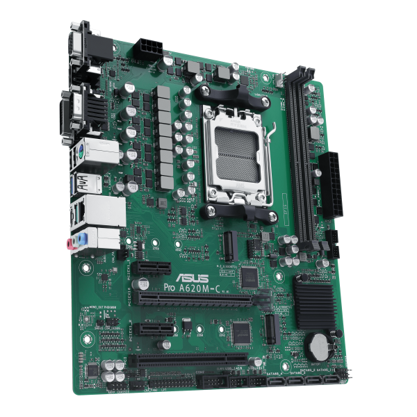ASUS PRO A620M-C-CSM AMD A620 Socket AM5 micro ATX [90MB1F80-M0EAYC]