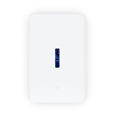 Ubiquiti - UDW - UniFi Dream Wall with Quad-core ARM Cortex-A57 at 1.7 GHz, 4 GB DDR4 RAM, LAN x17 GbE RJ45 ports, WAN x1 GbE RJ45 port and x1 10G SFP+ port, x2 hot-swappable AC/DC 550W PSU*, max. p [UDW-EU]