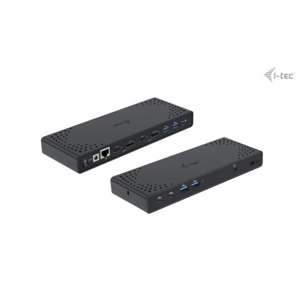 I-TEC USB 3.0/USB-C/THUNDERBOLT 3 DUAL DISPLAY DOCKING STATION GEN2 E POWER DELIVERY 100W [CADUA4KDOCKPDL2IT]