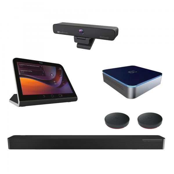 Audiocodes RXV200 for Microsoft Teams room, mid size to large meeting room Bundle 40 - including RX-PAD room controller, RXVCAM50-M camera and RX40 Audio Peripheral [RXV200-B40]