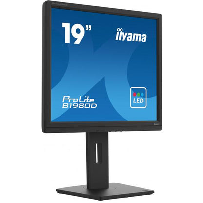 iiyama ProLite B1980D-B5 Monitor PC 48,3 cm (19") 1280 x 1024 Pixel SXGA LCD Nero [B1980D-B5] - ITPartners