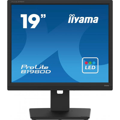 iiyama ProLite B1980D-B5 Monitor PC 48,3 cm (19") 1280 x 1024 Pixel SXGA LCD Nero [B1980D-B5] - ITPartners