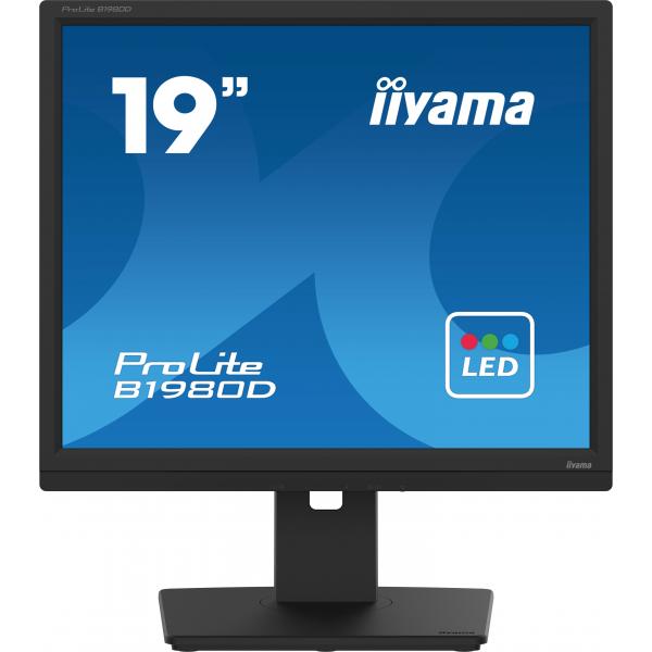 iiyama ProLite B1980D-B5 Monitor PC 48,3 cm (19") 1280 x 1024 Pixel SXGA LCD Nero [B1980D-B5] - ITPartners