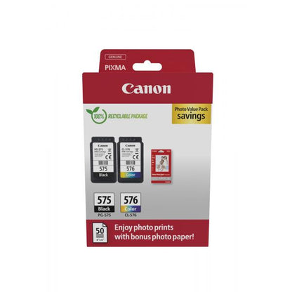 Canon PG-575/CL576 photo paper value pack [5438C004]