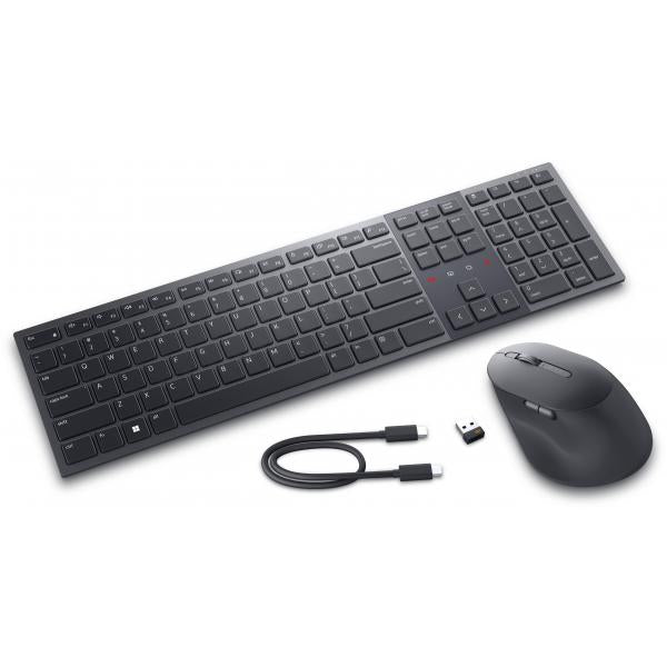 Dell Pro Premium Collaboration Keyboard and Mouse Combo (KM900) - QWERTY US [KM900-GR-INT]