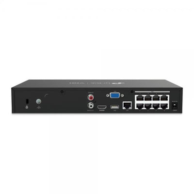 TP-Link - VIGI NVR1008H-8P - 8 Channel PoE+ Network Video Recorder, 8x 10/100 Mbps PoE+ Ports, PoE Powe 53W, 802.3 af/at,1x SATA Interface (up to 10 TB), 2x USB 2.0, 53.5V DC/1.31A, 1x VGA port & 1x H [VIGINVR1008H-8P]