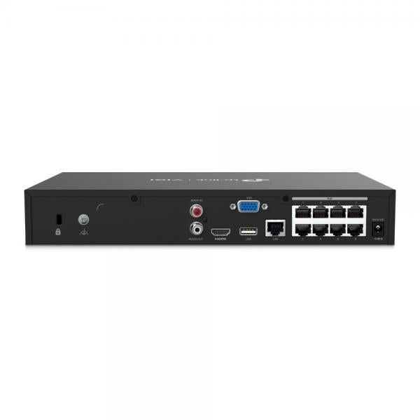 TP-Link - VIGI NVR1008H-8P - 8 Channel PoE+ Network Video Recorder, 8x 10/100 Mbps PoE+ Ports, PoE Powe 53W, 802.3 af/at,1x SATA Interface (up to 10 TB), 2x USB 2.0, 53.5V DC/1.31A, 1x VGA port & 1x H [VIGINVR1008H-8P]
