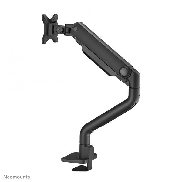 Neomounts NEXT One Single Monitor Arm - 17-49inch - 1-18 kg (curved 15 kg) - Gas Spring - 180 Degrees - Stop Mechanism - Topfix - Black [DS70S-950BL1]