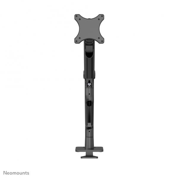 Neomounts NEXT One Single Monitor Arm - 17-49inch - 1-18 kg (curved 15 kg) - Gas Spring - 180 Degrees - Stop Mechanism - Topfix - Black [DS70S-950BL1]