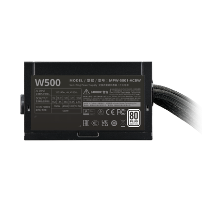 COOLER MASTER ALIMENTATORE ELITE NEX W500 230V A/EU CABLEMESH [MPW-5001-ACBW-BE1]