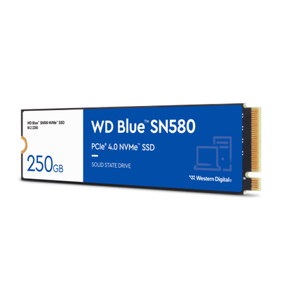 WD SSD BLUE SN580 1TB M2 NVME PCI-E 4X4 4150/4150MB/S R/W [WDS100T3B0E]