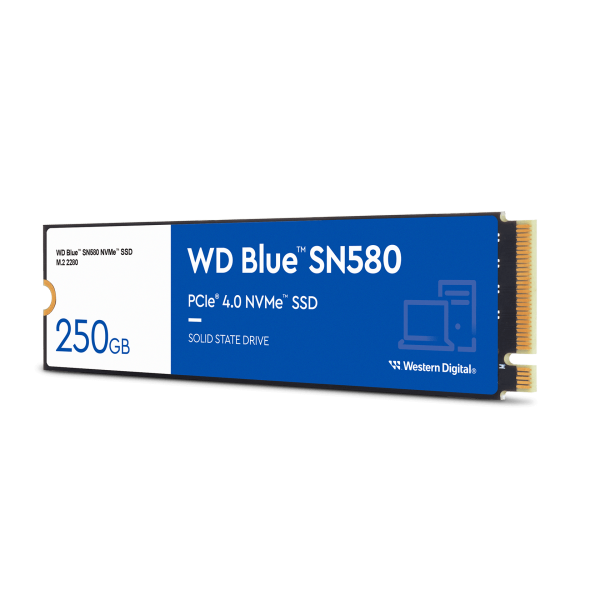 WD SSD BLUE SN580 1TB M2 NVME PCI-E 4X4 4150/4150MB/S R/W [WDS100T3B0E]