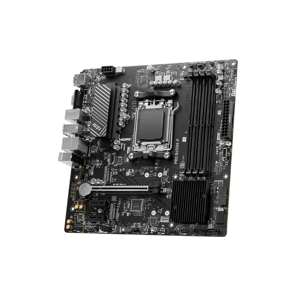 MSI MB AMD B650, B650M-P, AM5, 4DDR5, 1PCI-Ex16,2PCI-Ex1,2M.2,4SATA3,3USB3.2 Gen2(2A+1C),4USB3.2 Gen [PRO B650M-P]