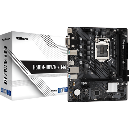 ASROCK MB INTEL H470/2DDR4/4SATA3 [H510M-HDV/M.2 SE]
