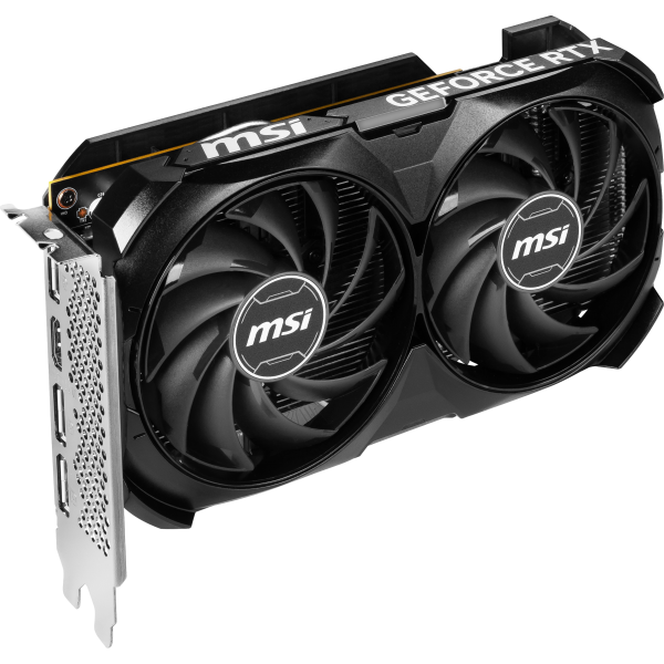 MSI VGA GEFORCE RTX 4060, RTX 4060 VENTUS 2X BLACK 8G OC, 8GB GDDR6, DP*3/HDMI, ATX, DUAL FAN, DLSS 3 [RTX 4060 V2X BL 8GOC]