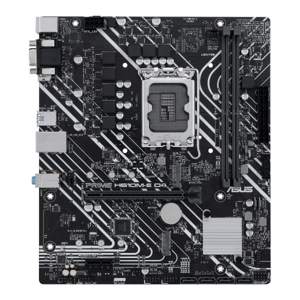 ASUS MB H610, PRIME H610M-E D4, LGA 1700, DUAL M.2 - CSM, 90MB19N0-M1EAYC [PRIME H610M-E D4-CSM]