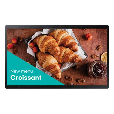 Samsung QB24C Pannello piatto per segnaletica digitale 61 cm (24") LED Wi-Fi 250 cd/m Full HD Nero Processore integrato Tizen 16/7 [LH24QBCEBGCXEN]