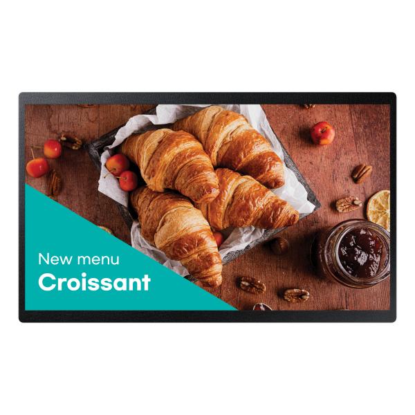 Samsung QB24C Pannello piatto per segnaletica digitale 61 cm (24") LED Wi-Fi 250 cd/m Full HD Nero Processore integrato Tizen 16/7 [LH24QBCEBGCXEN]