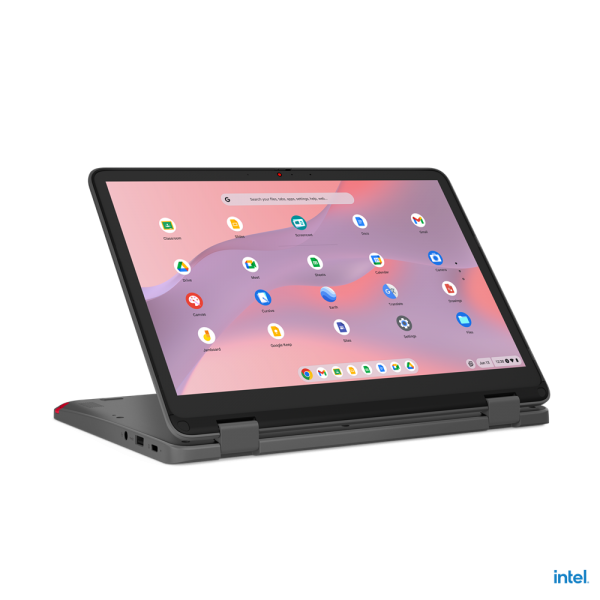 Lenovo 500e Yoga Chromebook 31 cm (12.2") Touch screen WUXGA Intel N N200 8 GB LPDDR5-SDRAM 128 GB eMMC Wi-Fi 6E (802.11ax) ChromeOS Grigio [82W4000KIX]