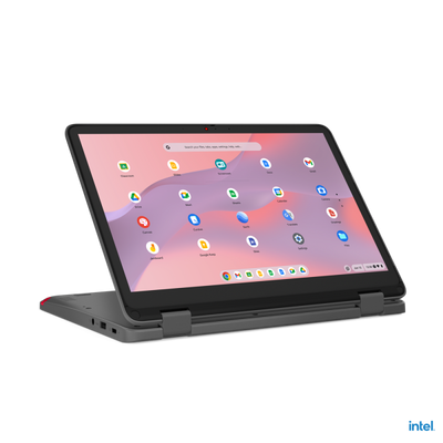 Lenovo 500e Yoga Chromebook 31 cm (12.2") Touch screen WUXGA Intel N N200 8 GB LPDDR5-SDRAM 128 GB eMMC Wi-Fi 6E (802.11ax) ChromeOS Grigio [82W4000KIX]