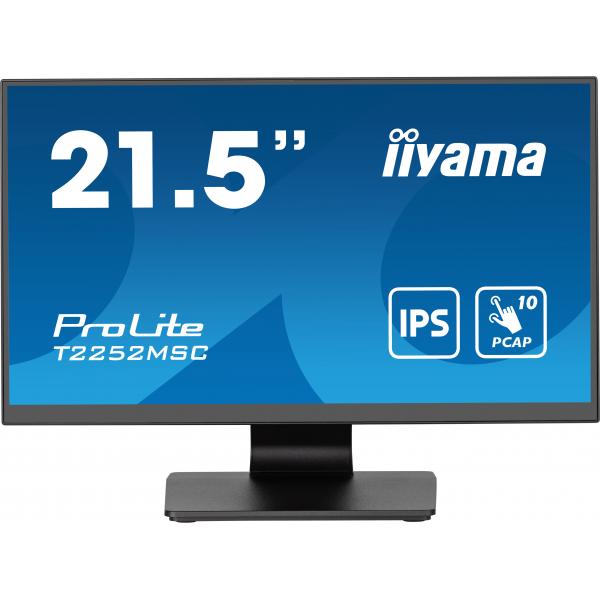 Iiyama ProLite 22 inch Touch - Full HD IPS LED Monitor - 1920x1080 [T2252MSC-B2]
