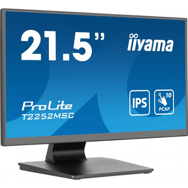 Iiyama ProLite 22 inch Touch - Full HD IPS LED Monitor - 1920x1080 [T2252MSC-B2]