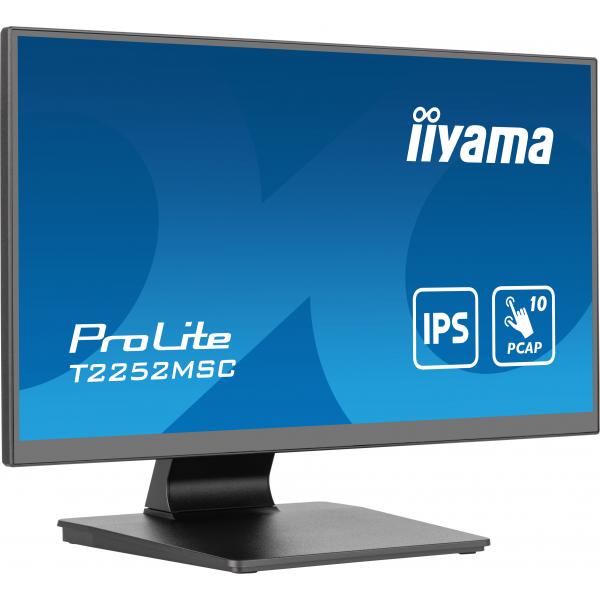 Iiyama ProLite 22 inch Touch - Full HD IPS LED Monitor - 1920x1080 [T2252MSC-B2]